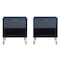 Manhattan Comfort DUMBO 1.0 Nightstand in Midnight Blue, 2PK 2-NS001-MB - alternate 2